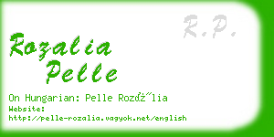 rozalia pelle business card